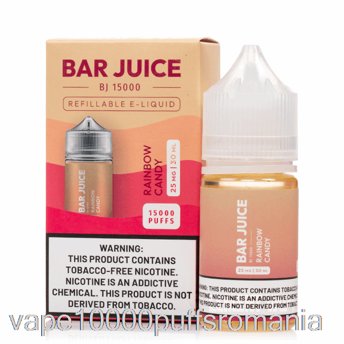 Vape Romania Rainbow Candy - Suc Bar - 30ml 50mg